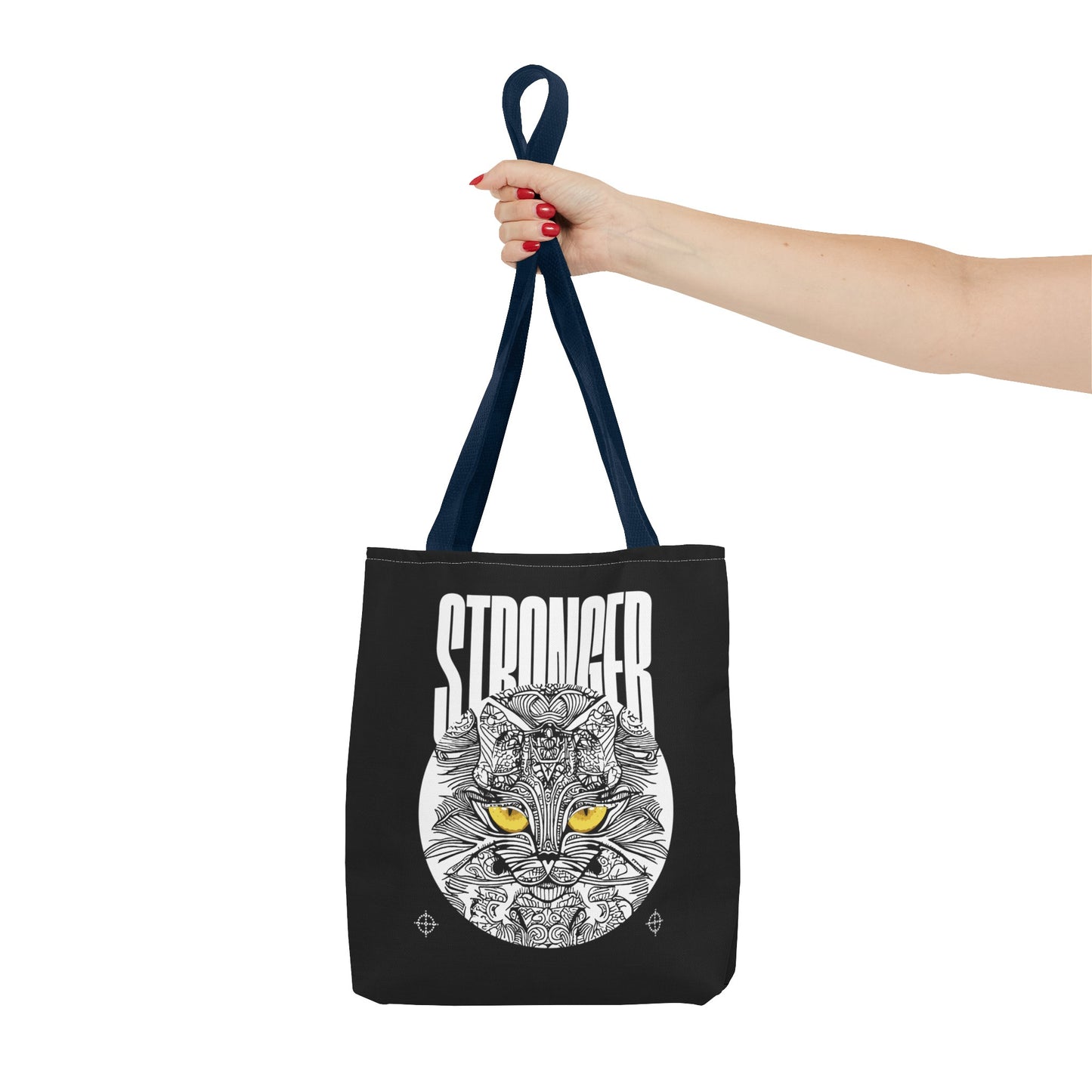 Tote Bag (AOP) - Stronger - Black