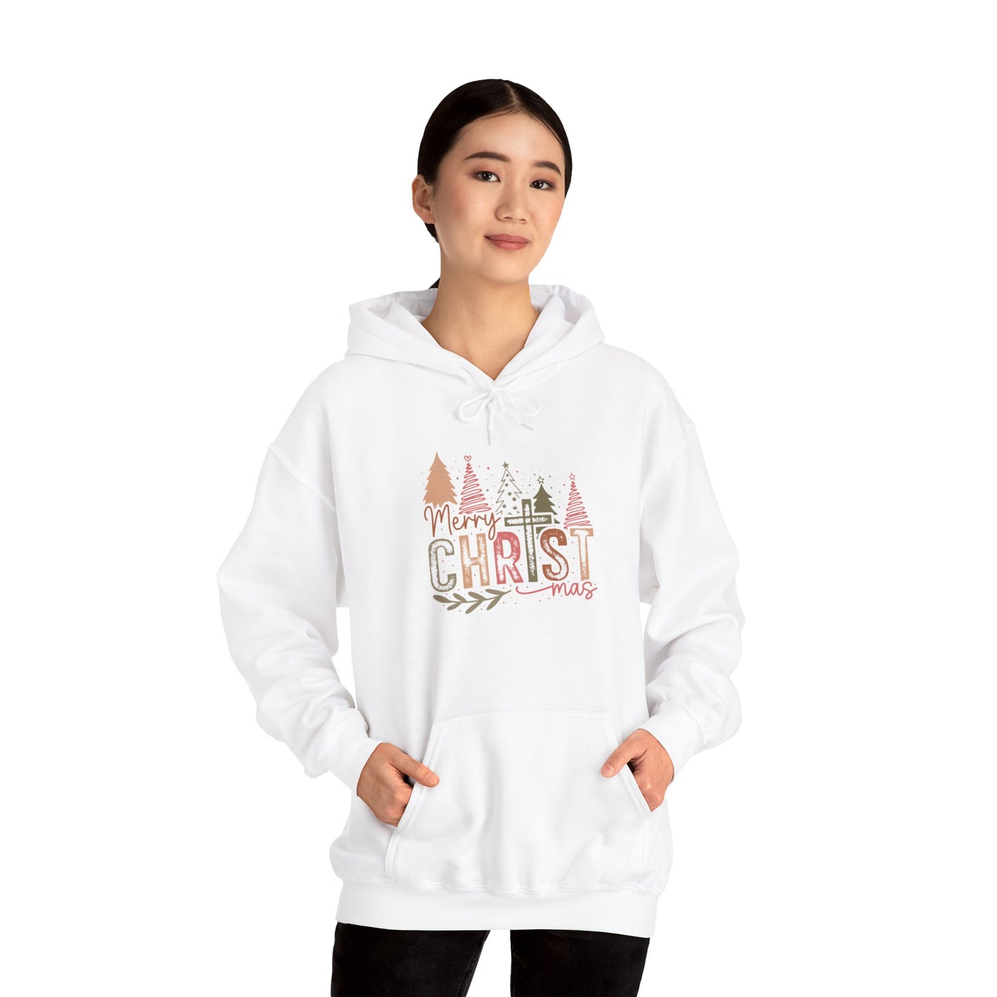 Christmas - Unisex Heavy Blend™ Hooded Sweatshirt - merry Christ mas