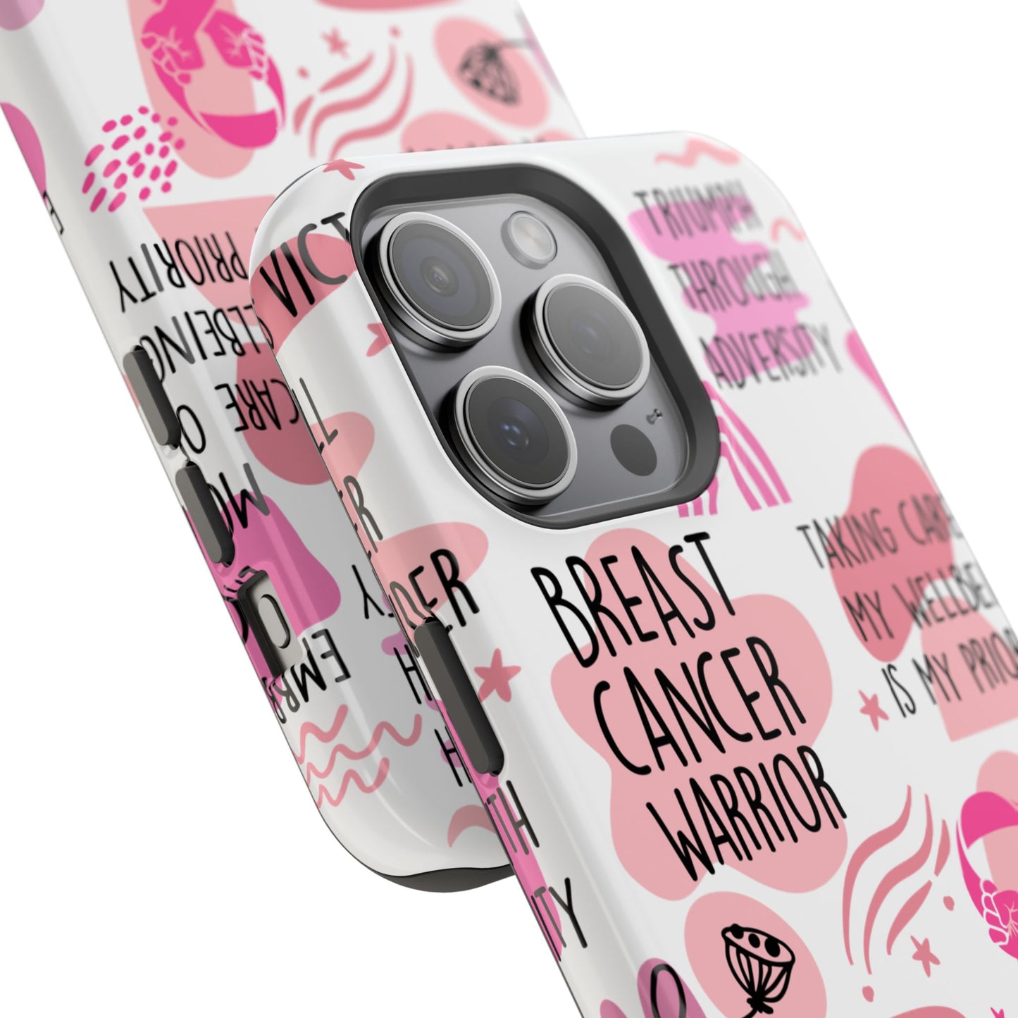 Magnetic Tough Cases - Breast Cancer Warrior