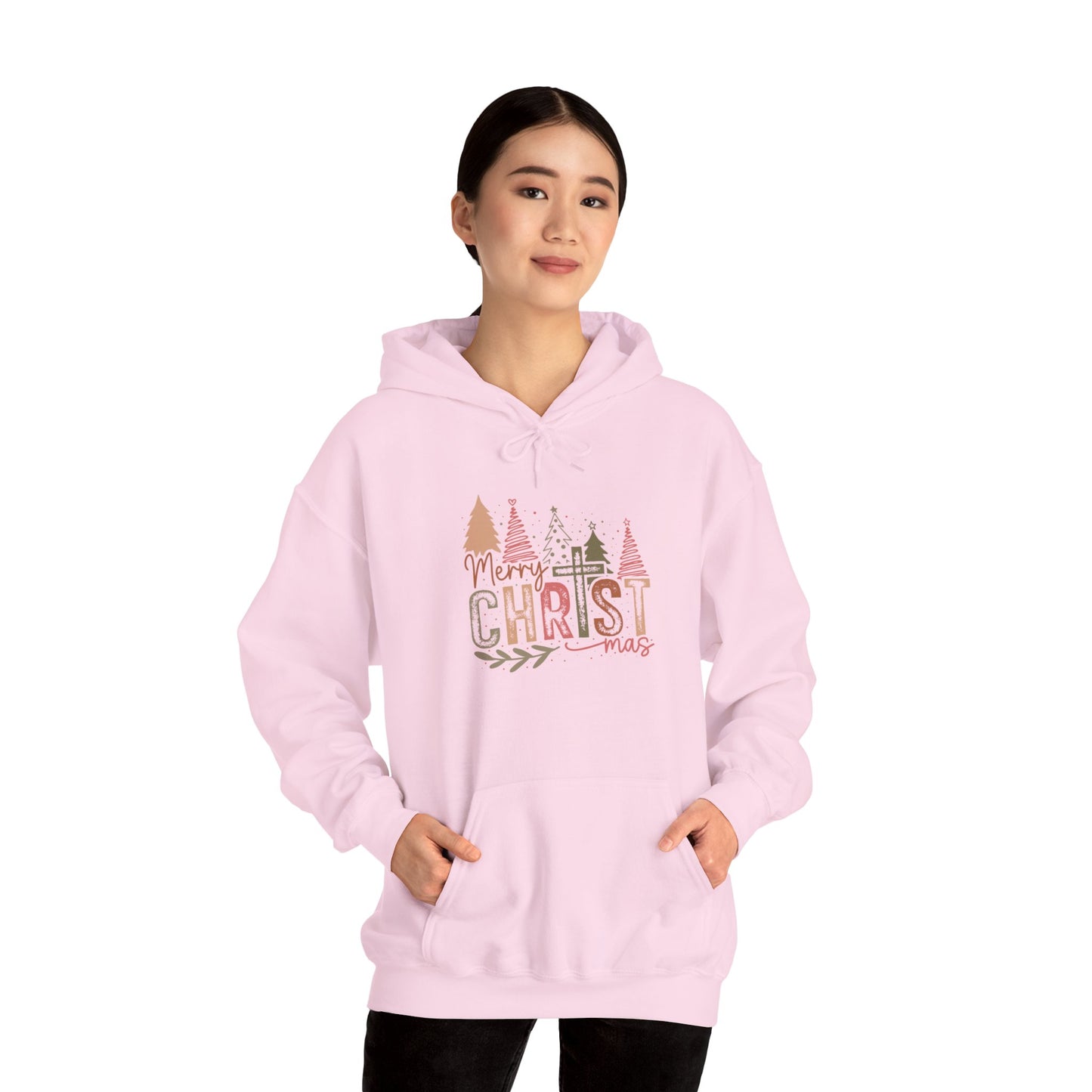 Christmas - Unisex Heavy Blend™ Hooded Sweatshirt - merry Christ mas