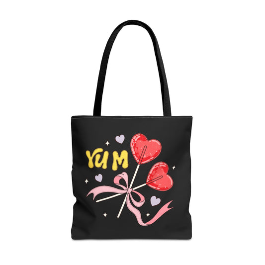 Valentine's - Tote Bag (AOP) - Valentine Heart Design