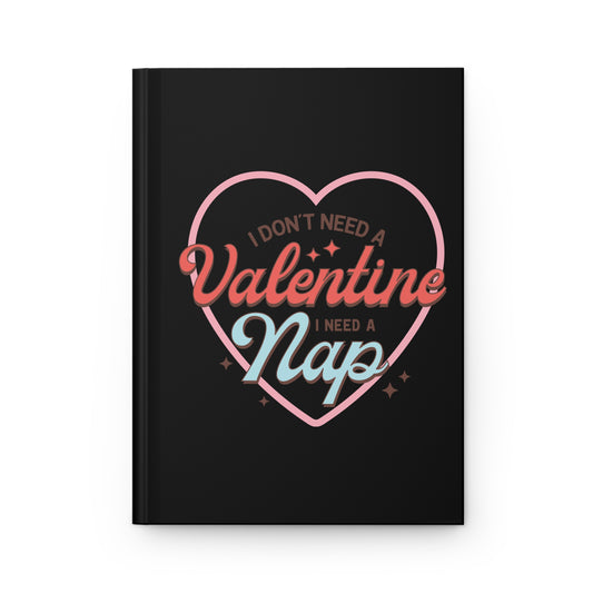 Valentine's - Hardcover Journal Matte - Valentine Nap