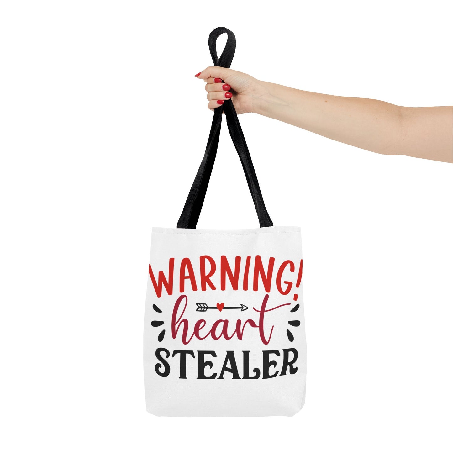 Valentine's - Tote Bag (AOP) - Warning Heart Stealer