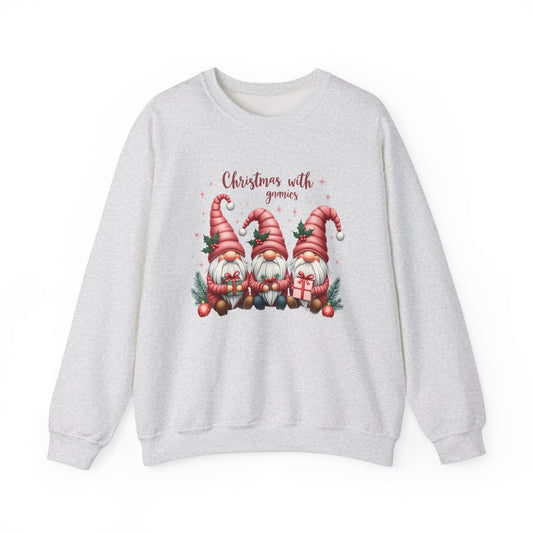 Christmas - Unisex Heavy Blend™ Crewneck Sweatshirt - Christmas With Gnomies