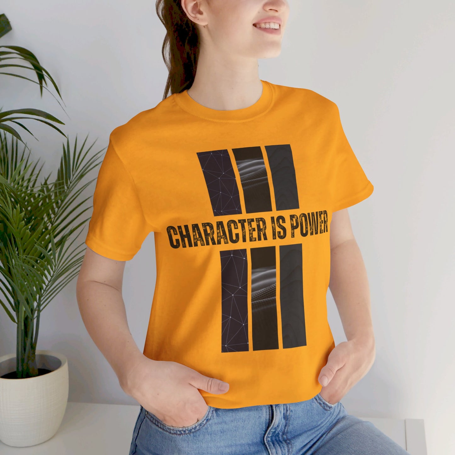 Unisex Jersey Short Sleeve Tee - Character Is Power