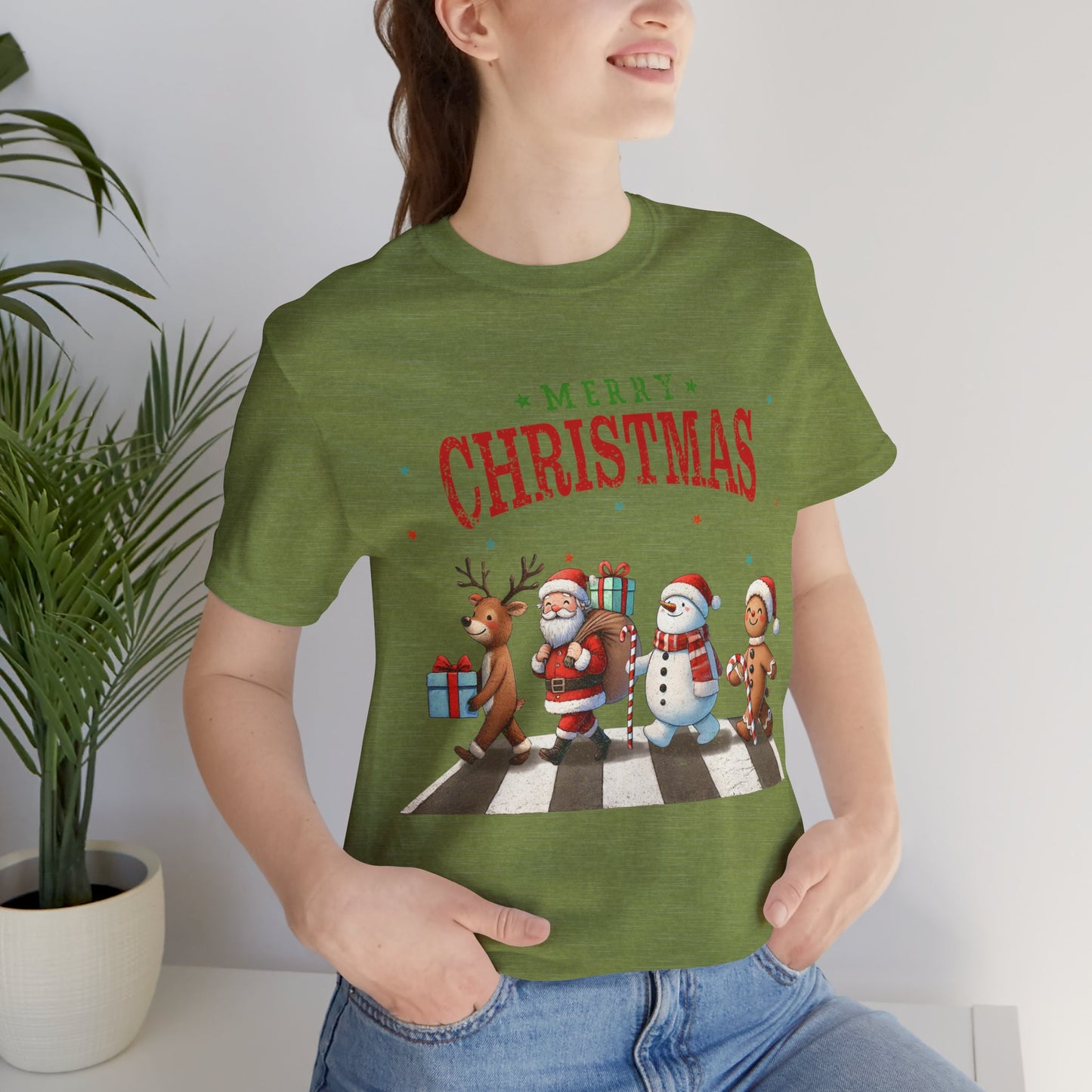 Christmas - Unisex Jersey Short Sleeve Tee - Santa Team