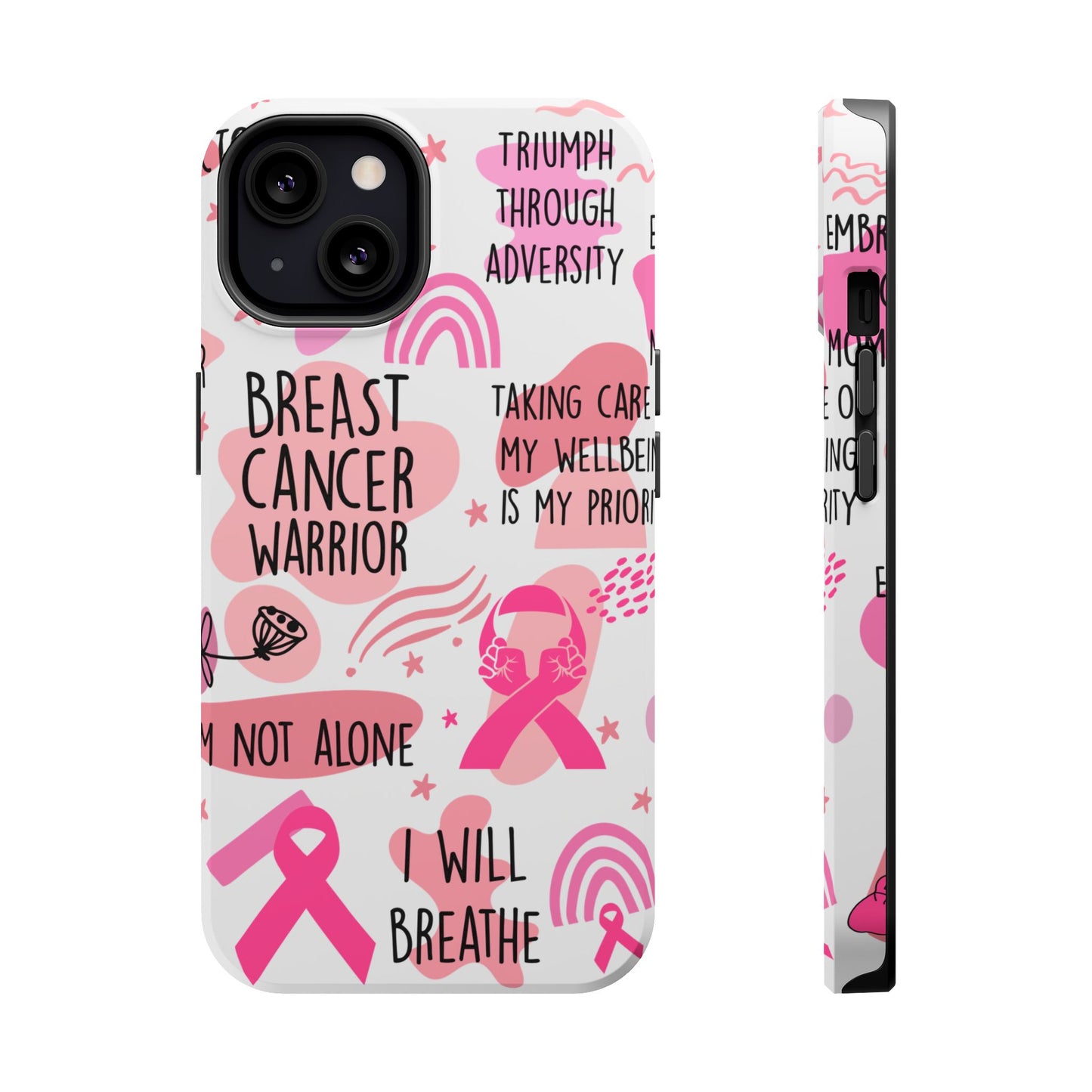 Magnetic Tough Cases - Breast Cancer Warrior