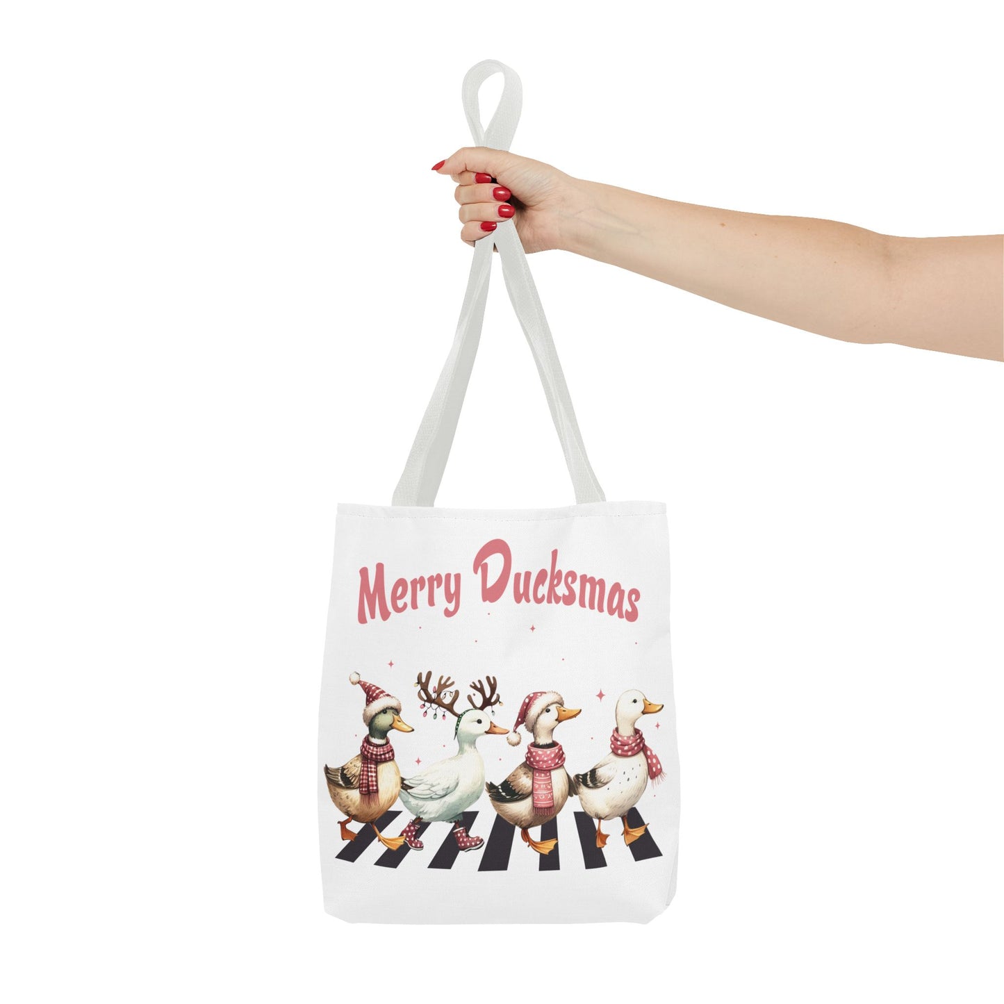 Christmas - Tote Bag (AOP) - Merry Ducksmas