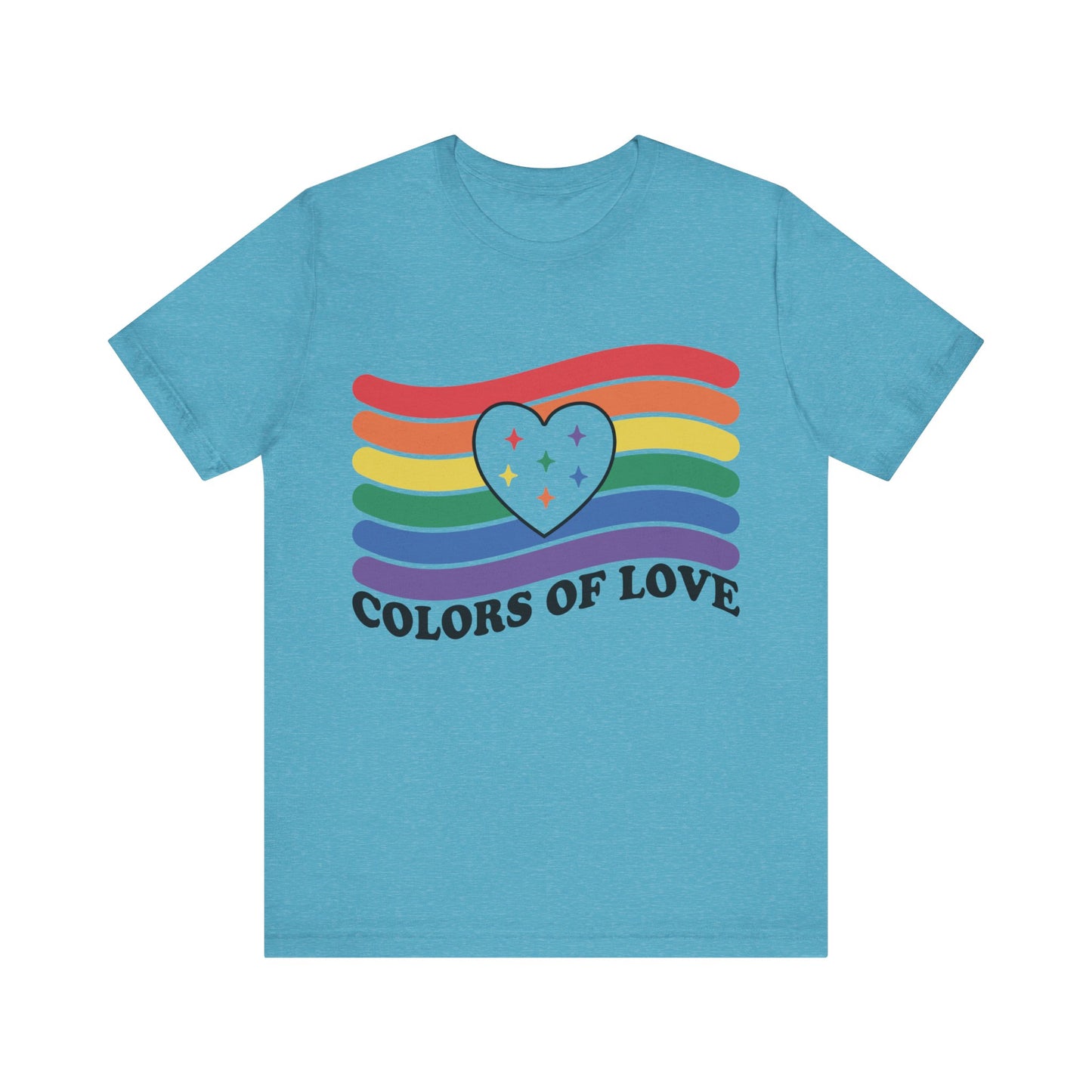 Valentines - Unisex Jersey Short Sleeve Tee - Colors Of Love