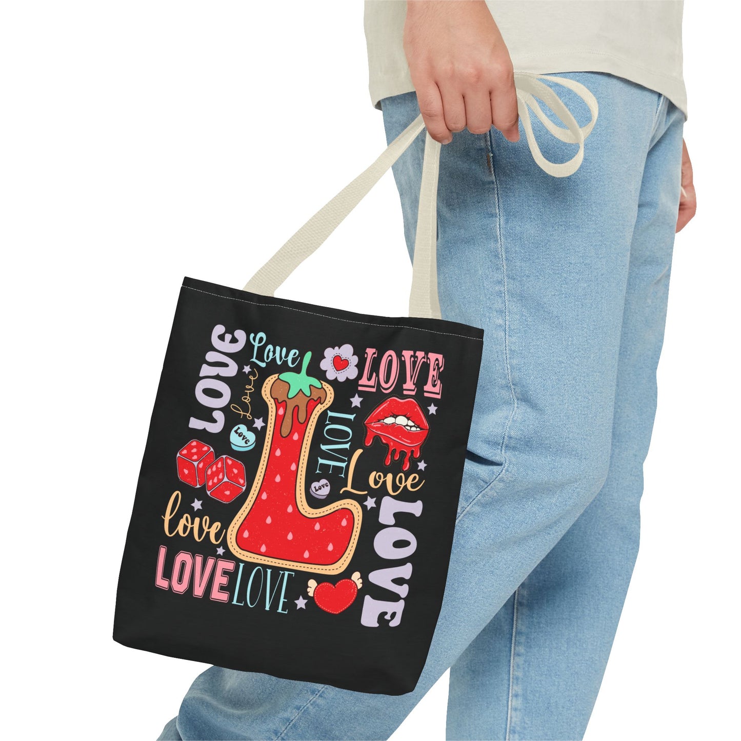 Valentine's - Tote Bag (AOP) - Love Design