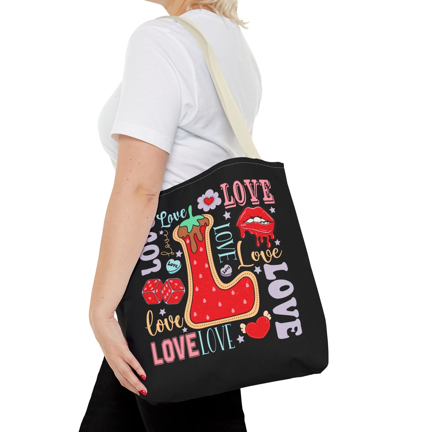 Valentine's - Tote Bag (AOP) - Love Design