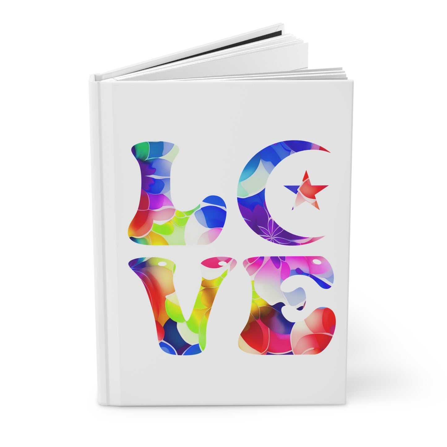 Valentine's - Hardcover Journal Matte - Colorful Love Design