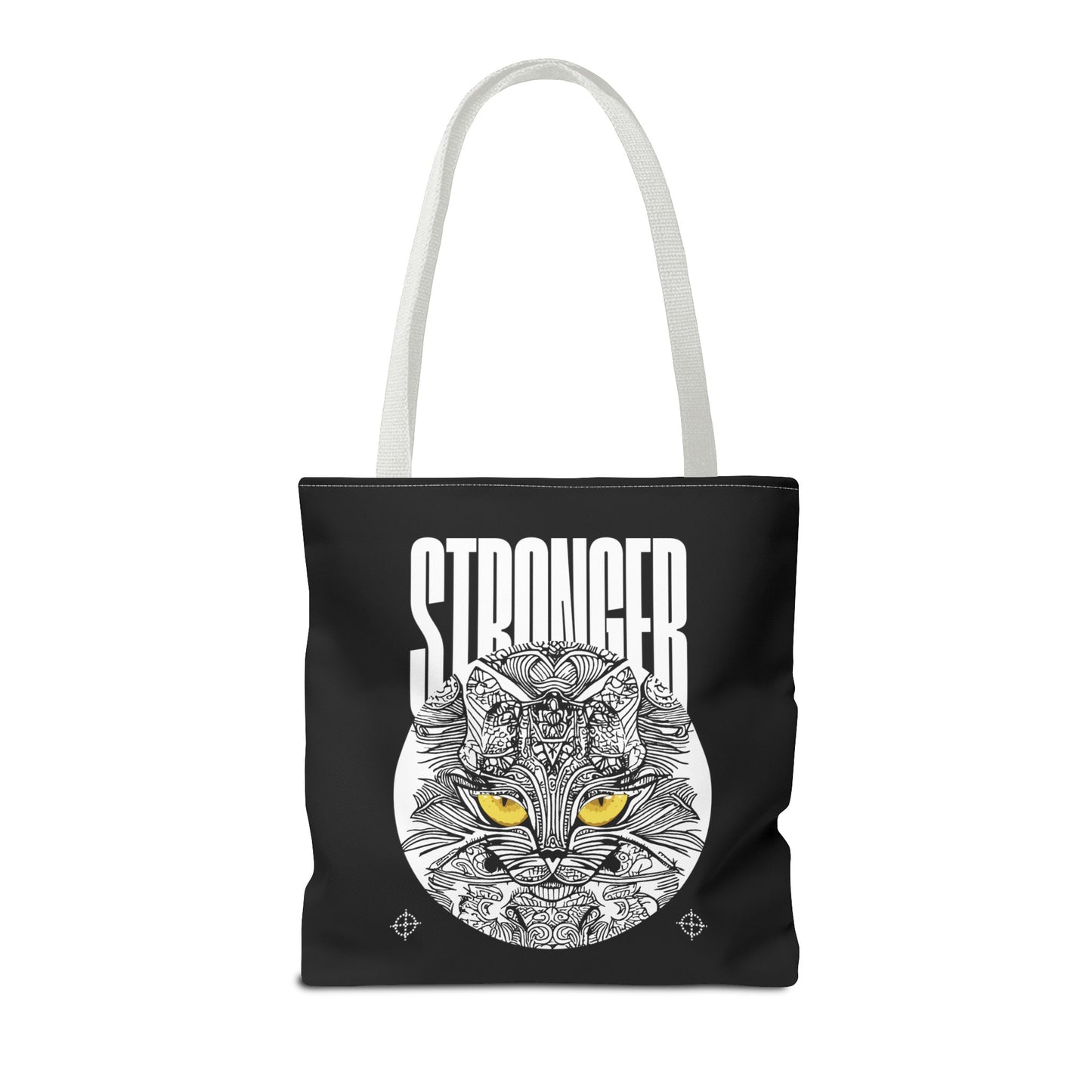 Tote Bag (AOP) - Stronger - Black