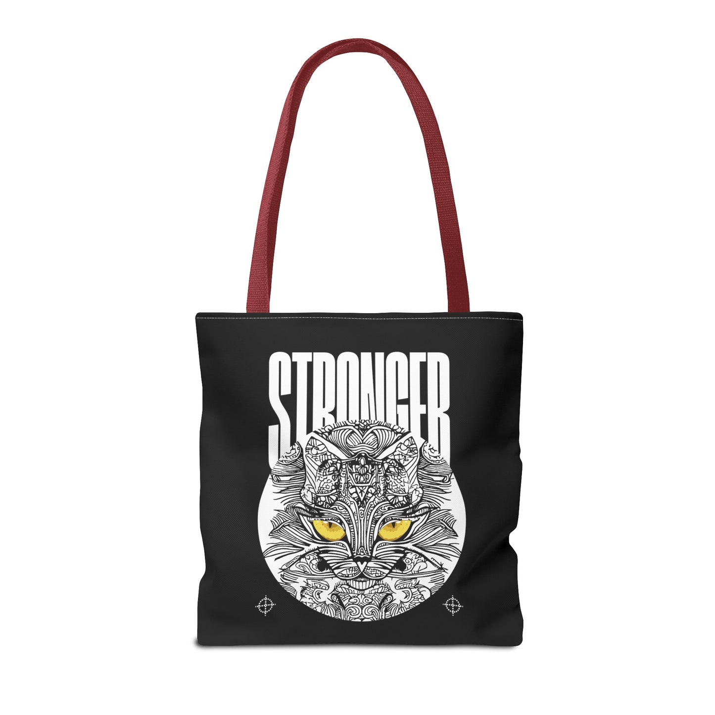 Tote Bag (AOP) - Stronger - Black