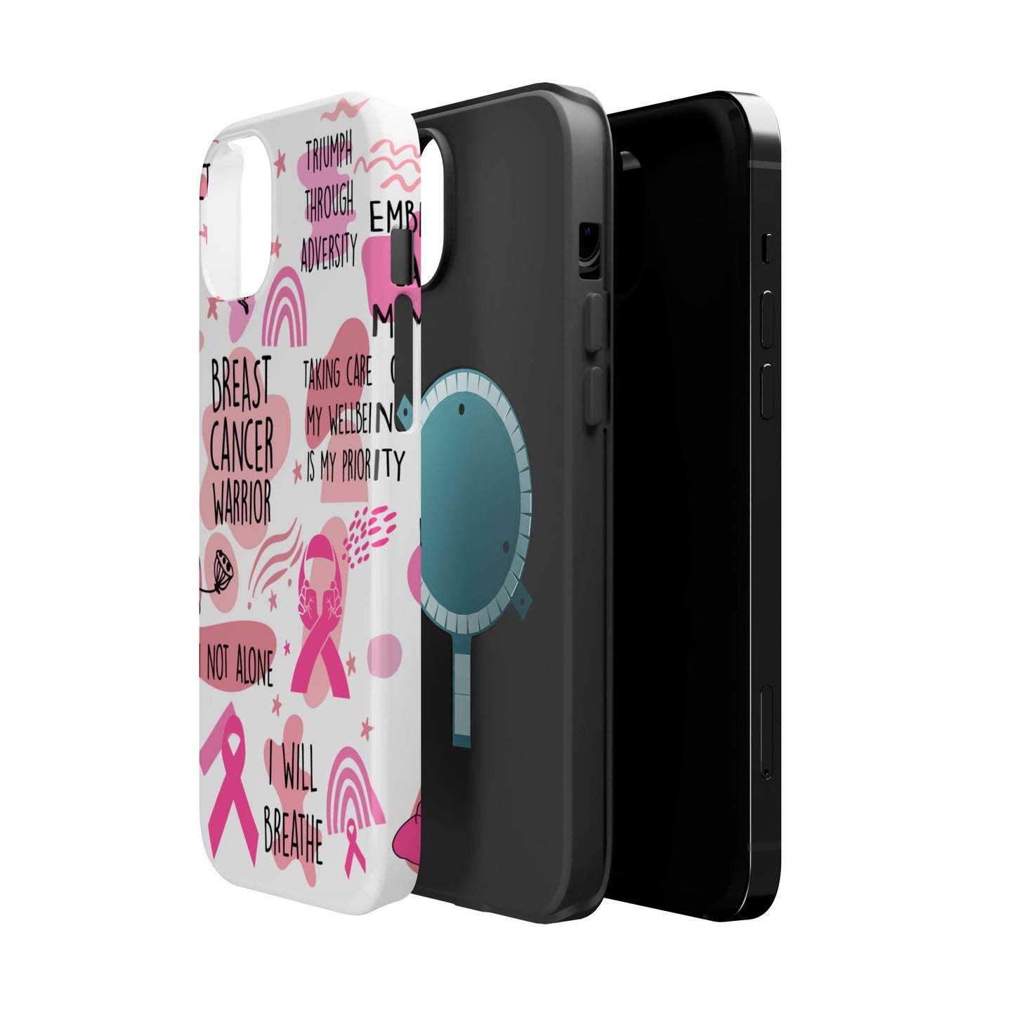 Magnetic Tough Cases - Breast Cancer Warrior