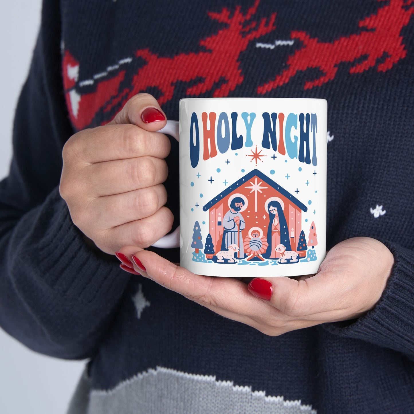 Christmas - Ceramic Mug, (11oz, 15oz) - O Holy Night