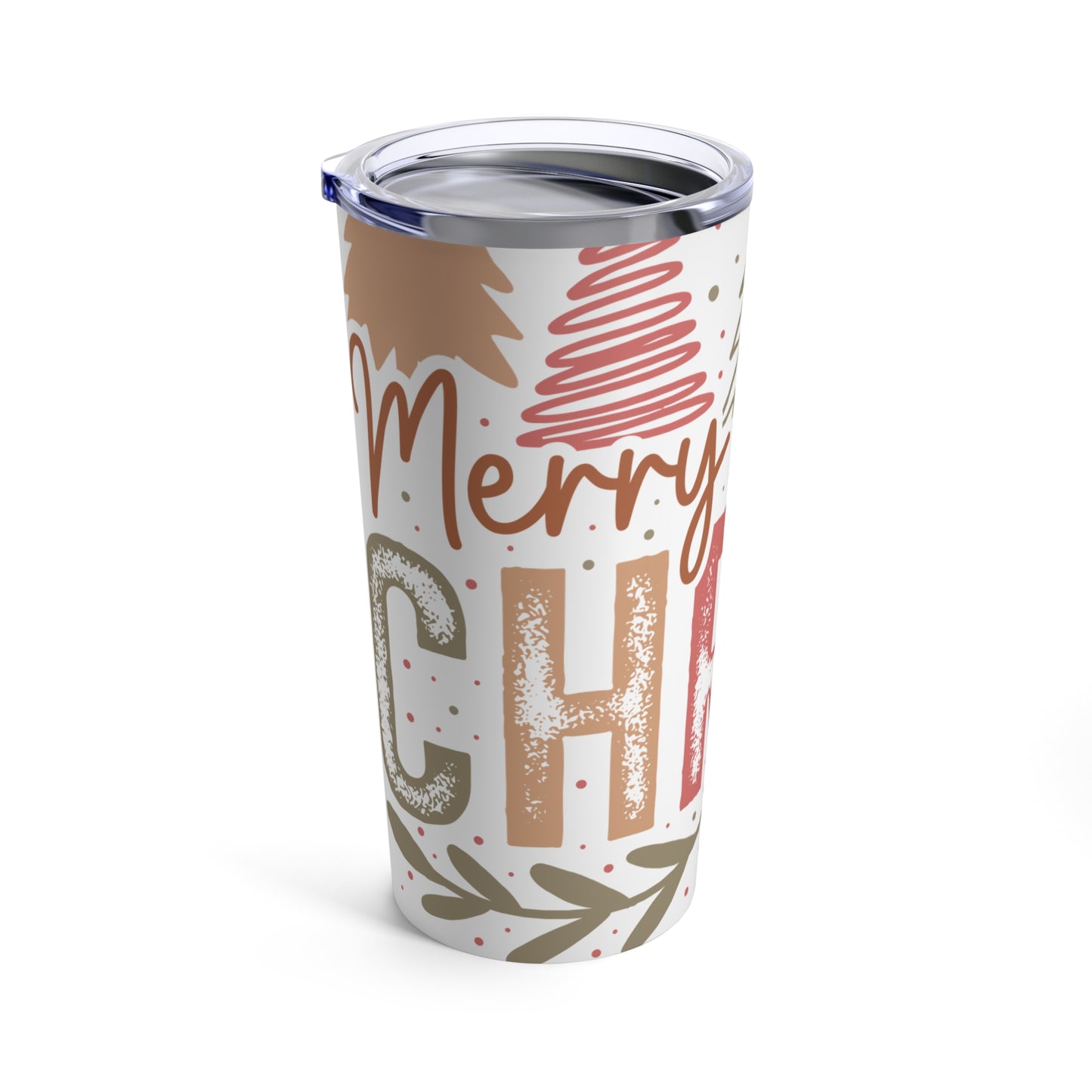 Christmas - Stainless Steel Tumbler 20oz - merry Christ mas