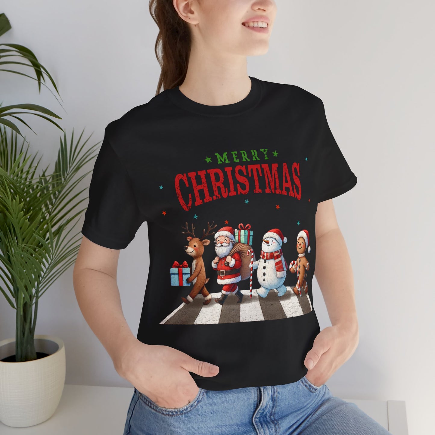 Christmas - Unisex Jersey Short Sleeve Tee - Santa Team