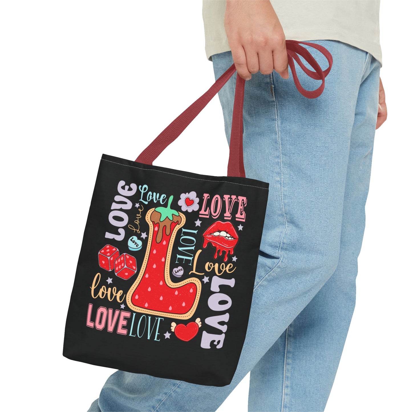 Valentine's - Tote Bag (AOP) - Love Design