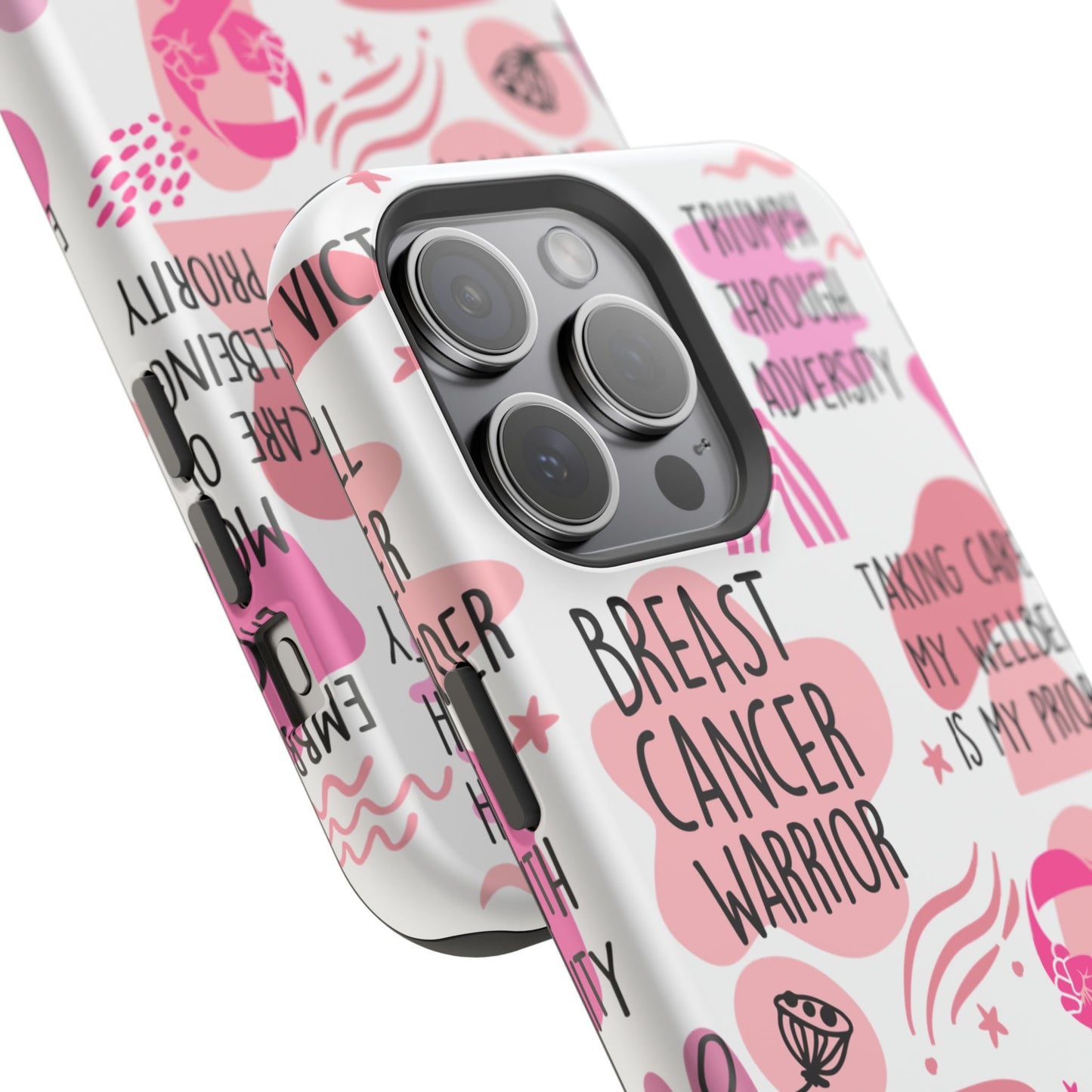 Magnetic Tough Cases - Breast Cancer Warrior