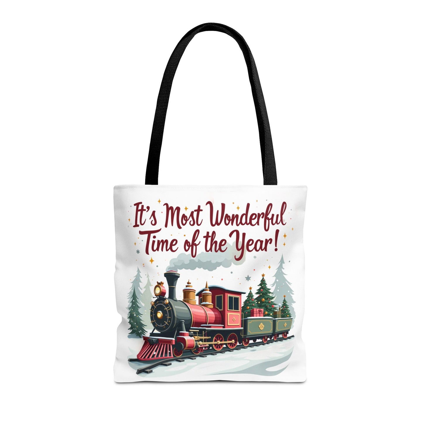 Christmas - Tote Bag (AOP) - It's Most Wonderful Time Of The Year