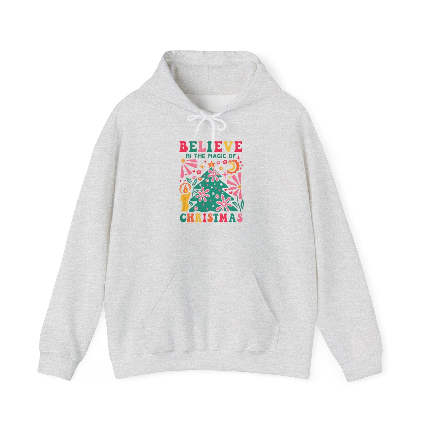 Christmas - Unisex Heavy Blend™ Hooded Sweatshirt - Believe In The Magic Of Christmas