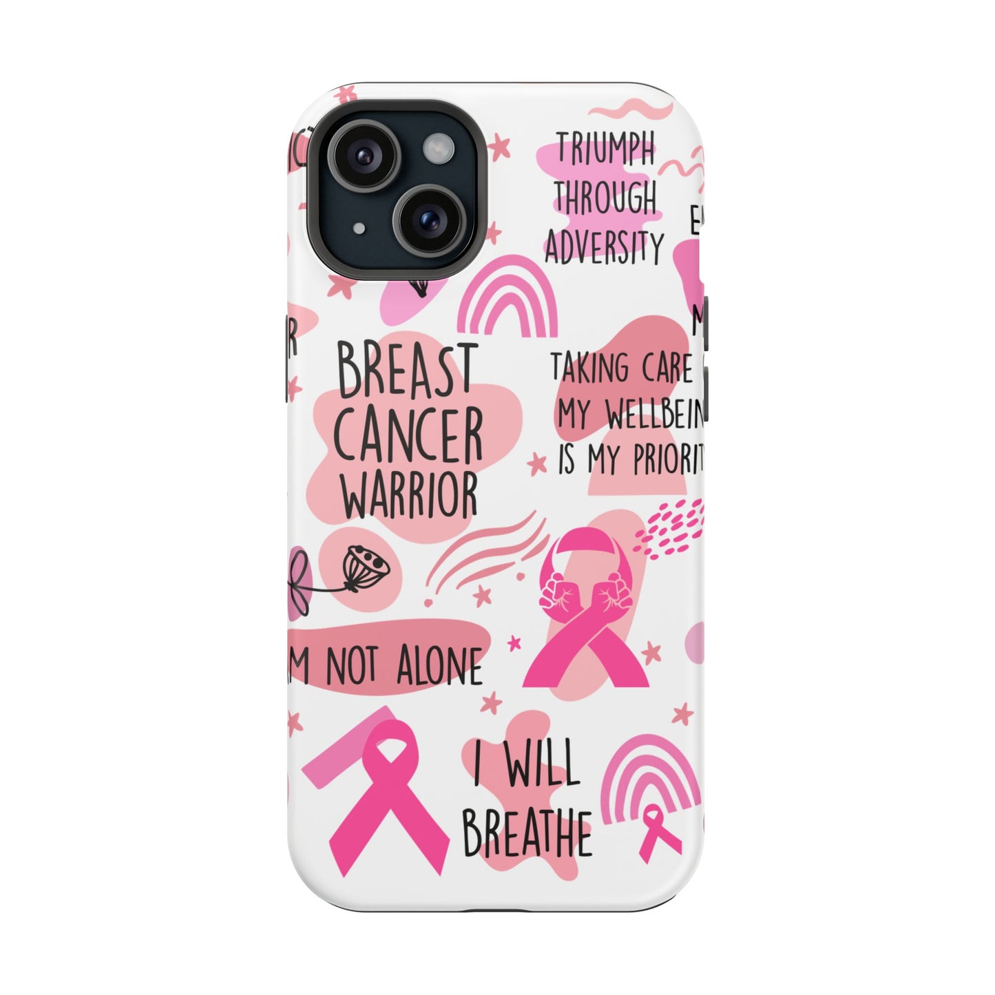 Magnetic Tough Cases - Breast Cancer Warrior