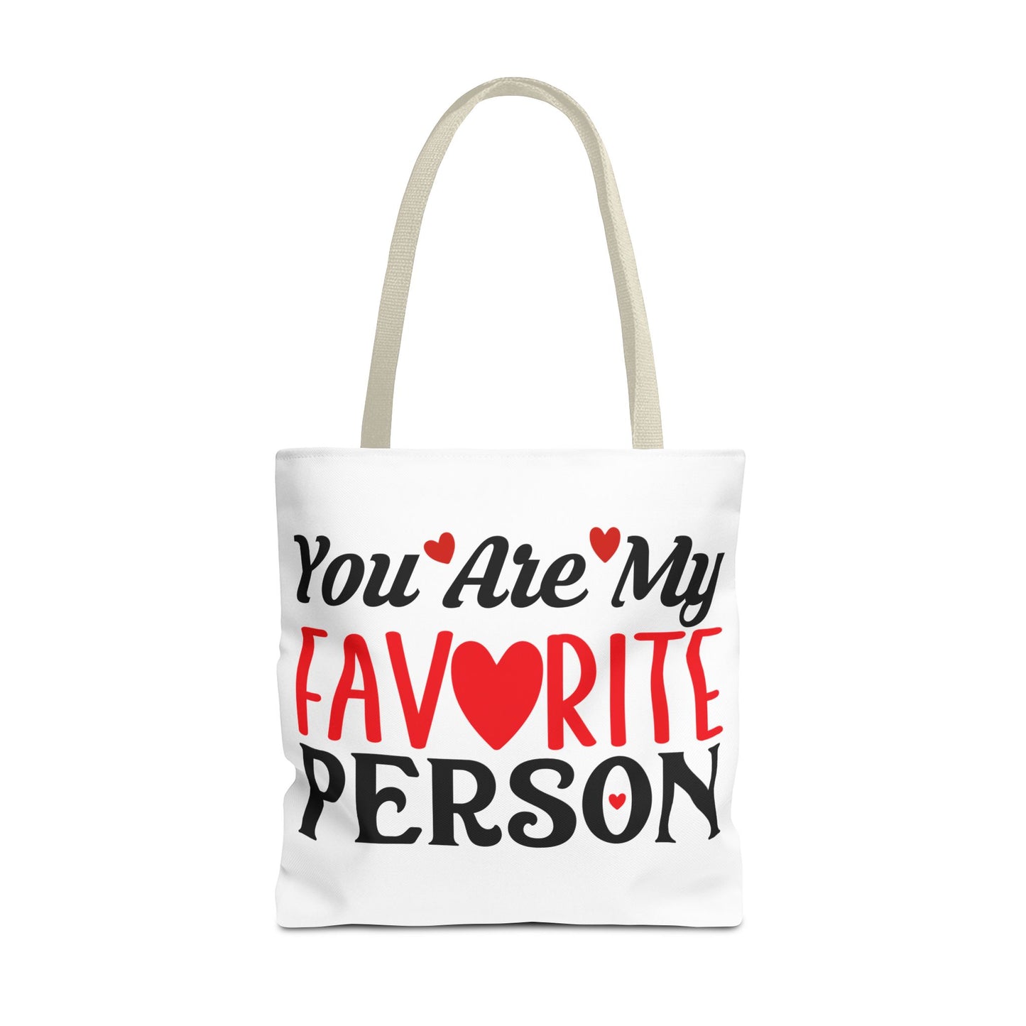 Valentine's - Tote Bag (AOP) - You Are My Favorite Person