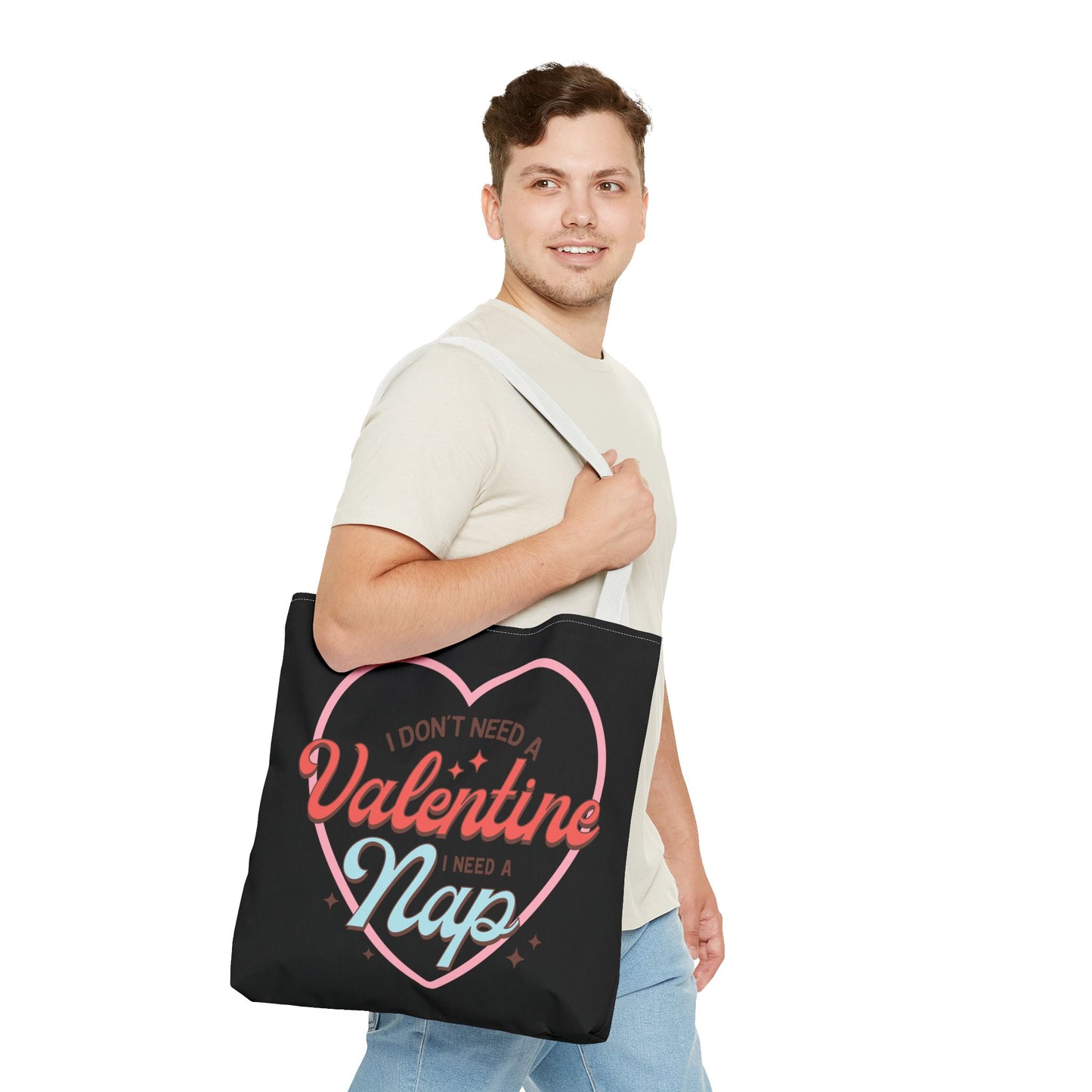 Valentine's - Tote Bag (AOP) - Valentine Nap