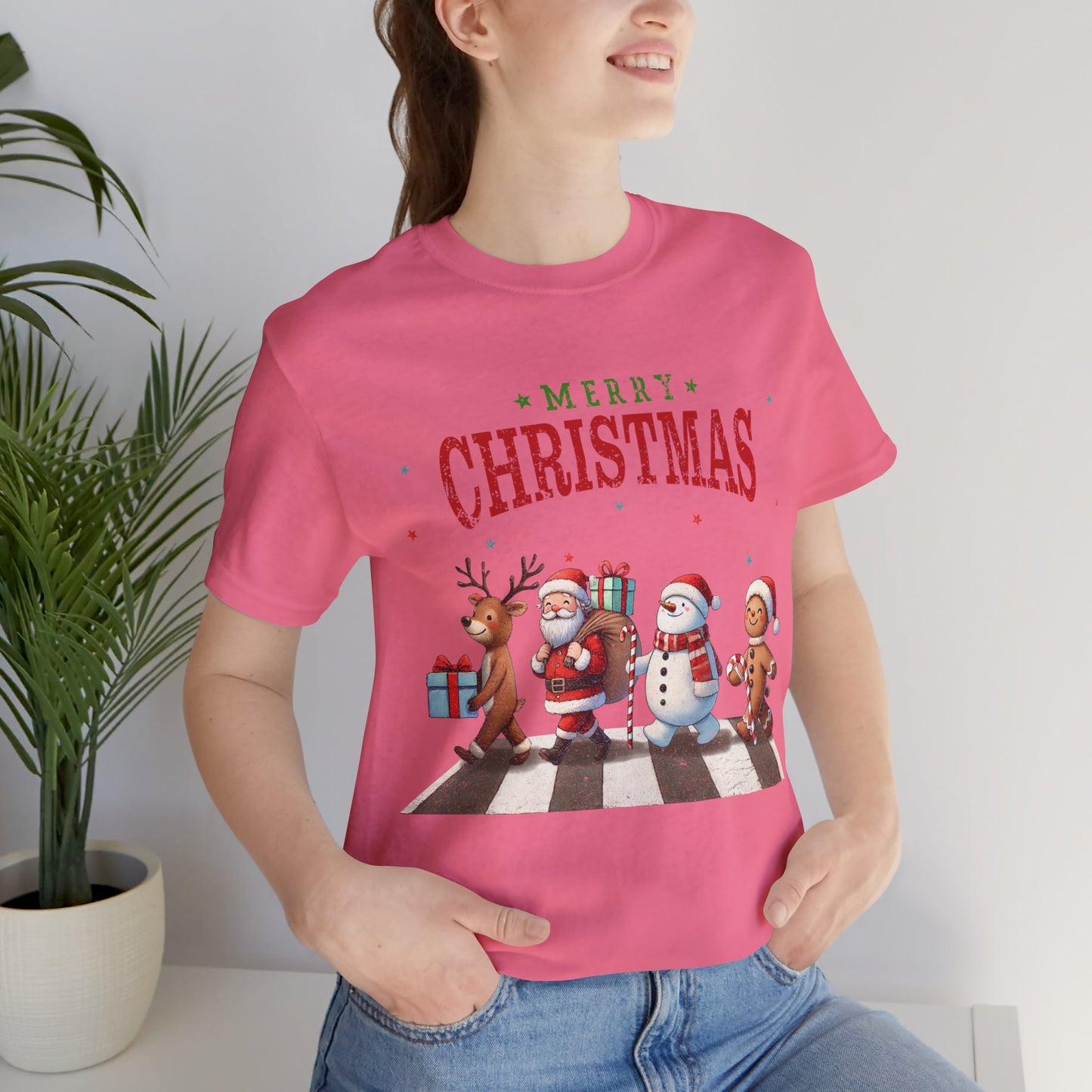 Christmas - Unisex Jersey Short Sleeve Tee - Santa Team