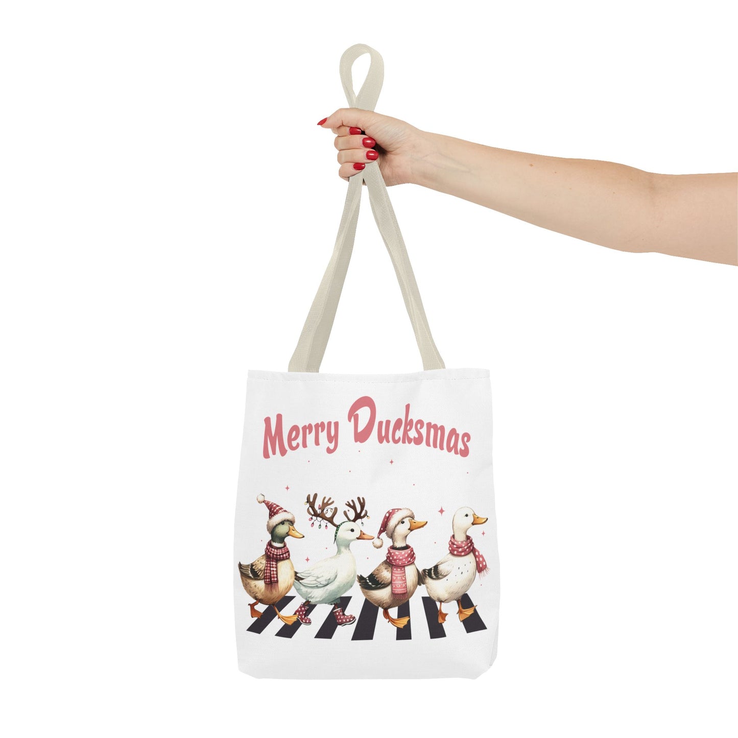 Christmas - Tote Bag (AOP) - Merry Ducksmas