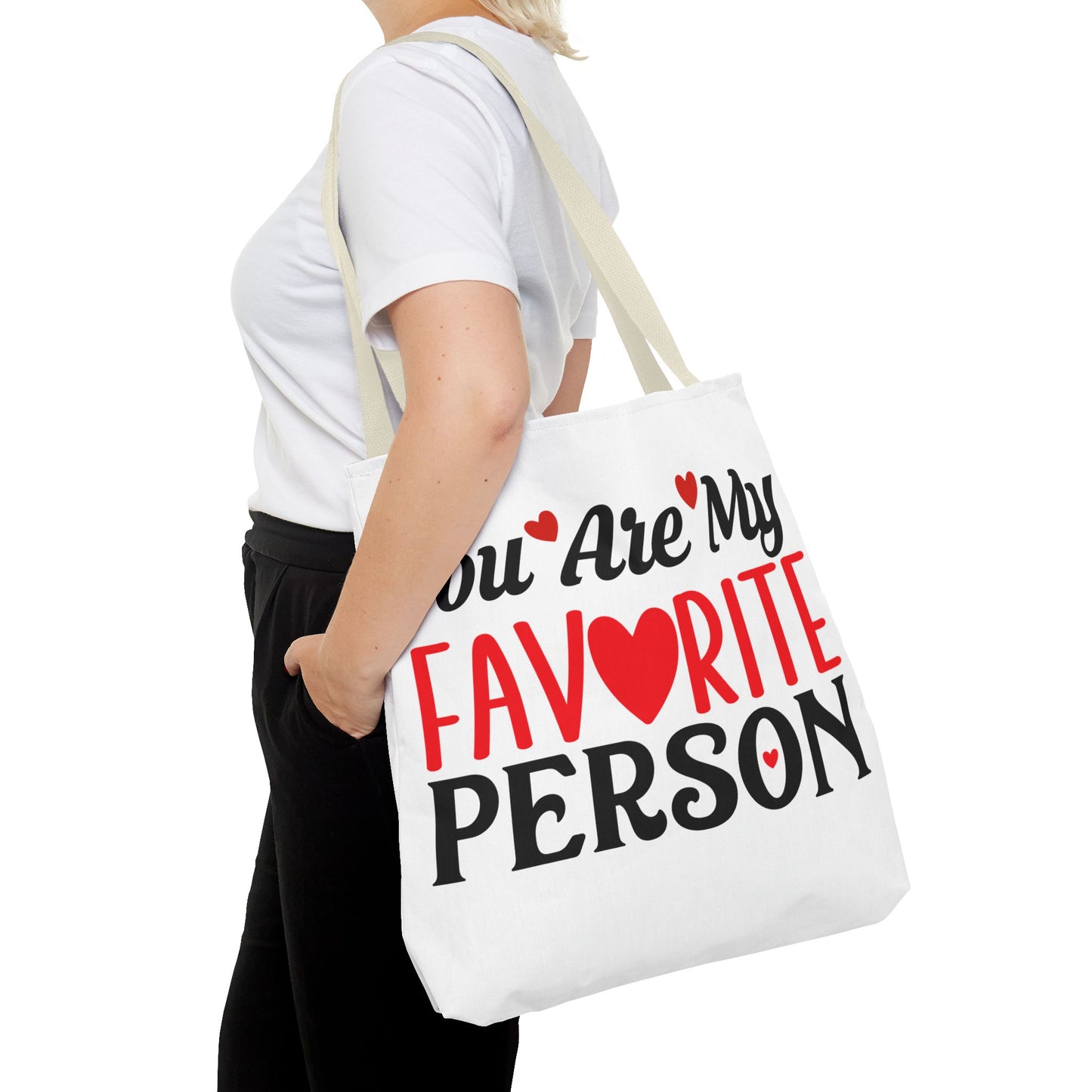 Valentine's - Tote Bag (AOP) - You Are My Favorite Person