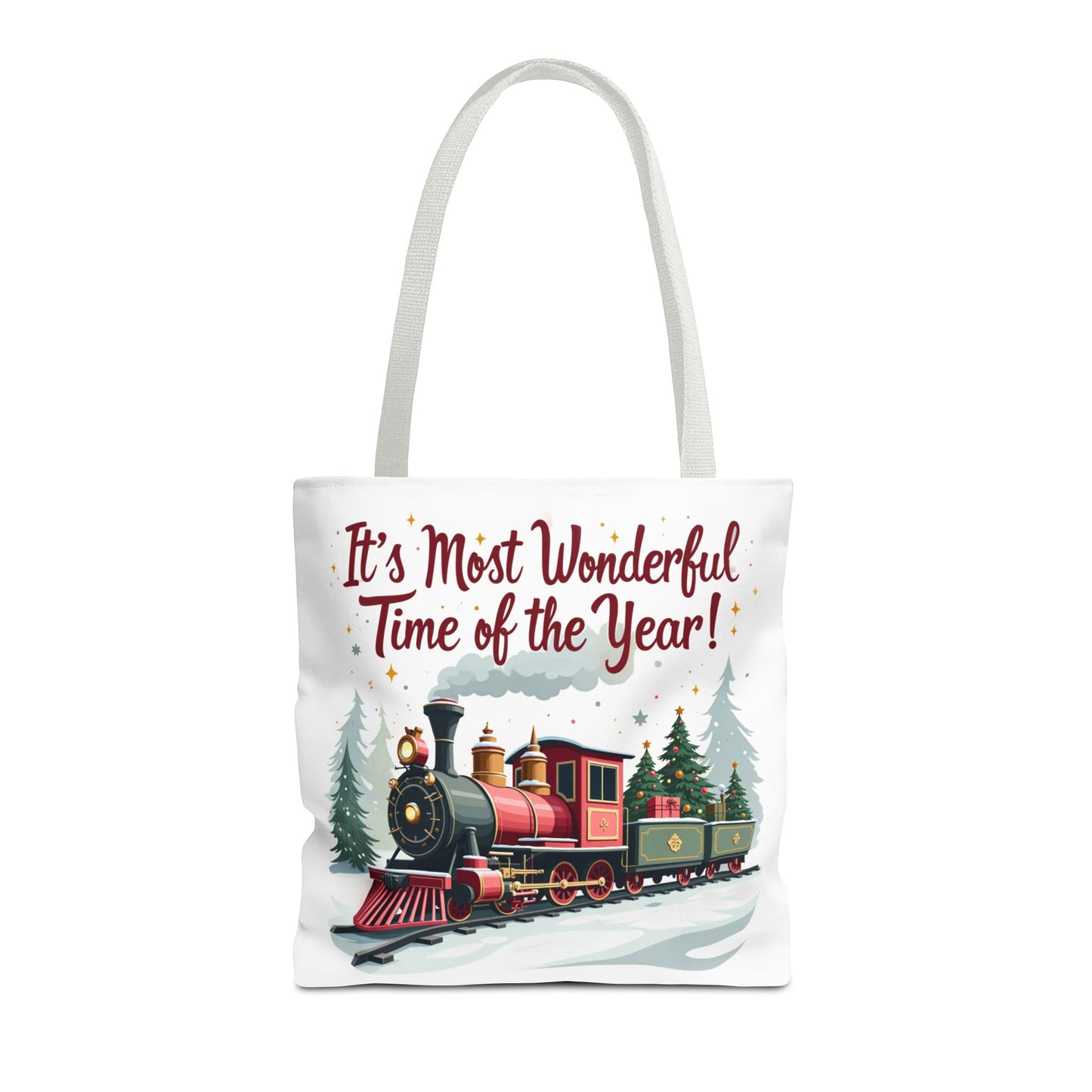 Christmas - Tote Bag (AOP) - It's Most Wonderful Time Of The Year