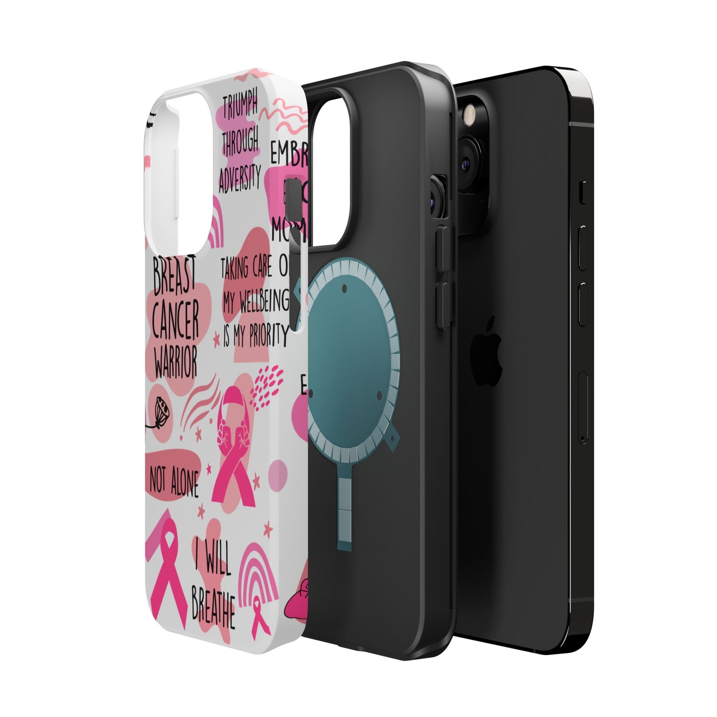 Magnetic Tough Cases - Breast Cancer Warrior