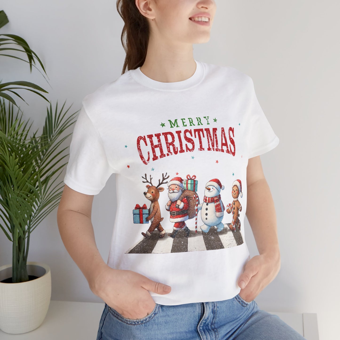 Christmas - Unisex Jersey Short Sleeve Tee - Santa Team