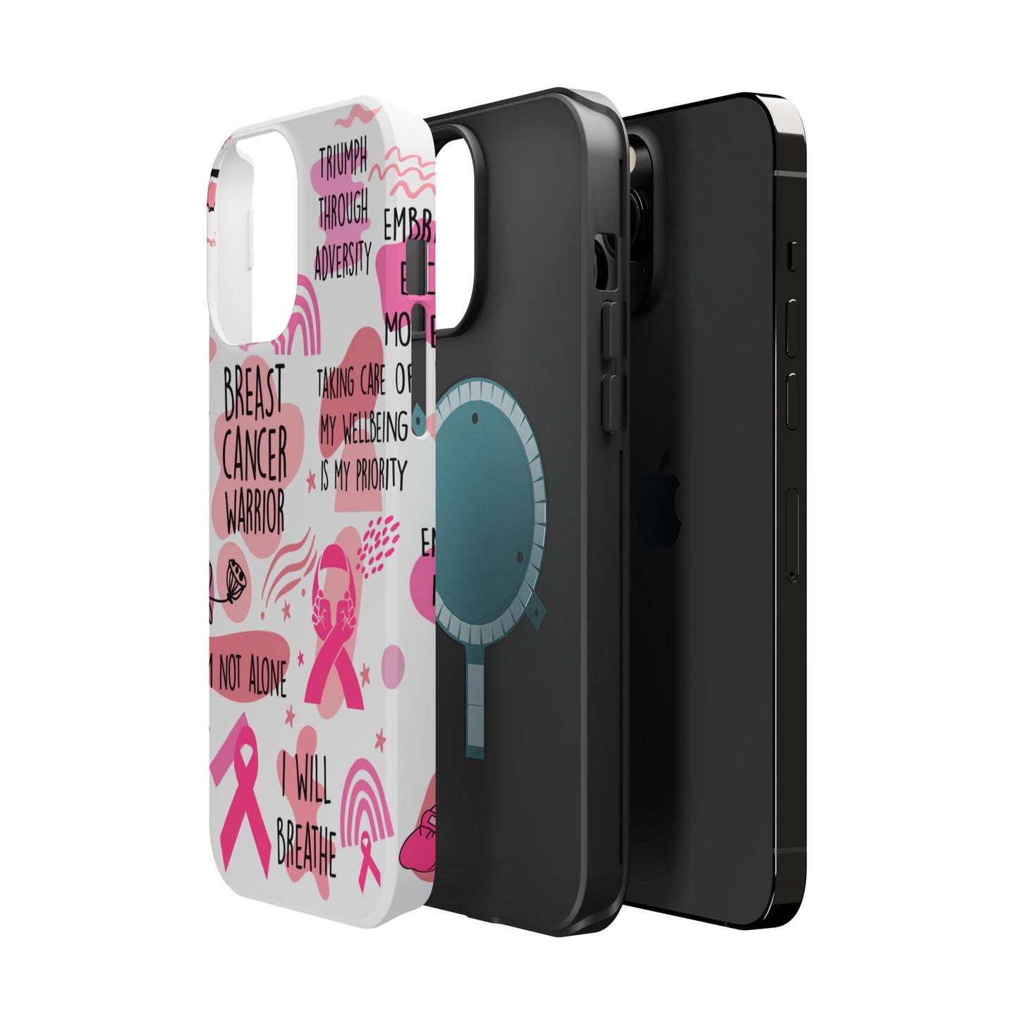 Magnetic Tough Cases - Breast Cancer Warrior