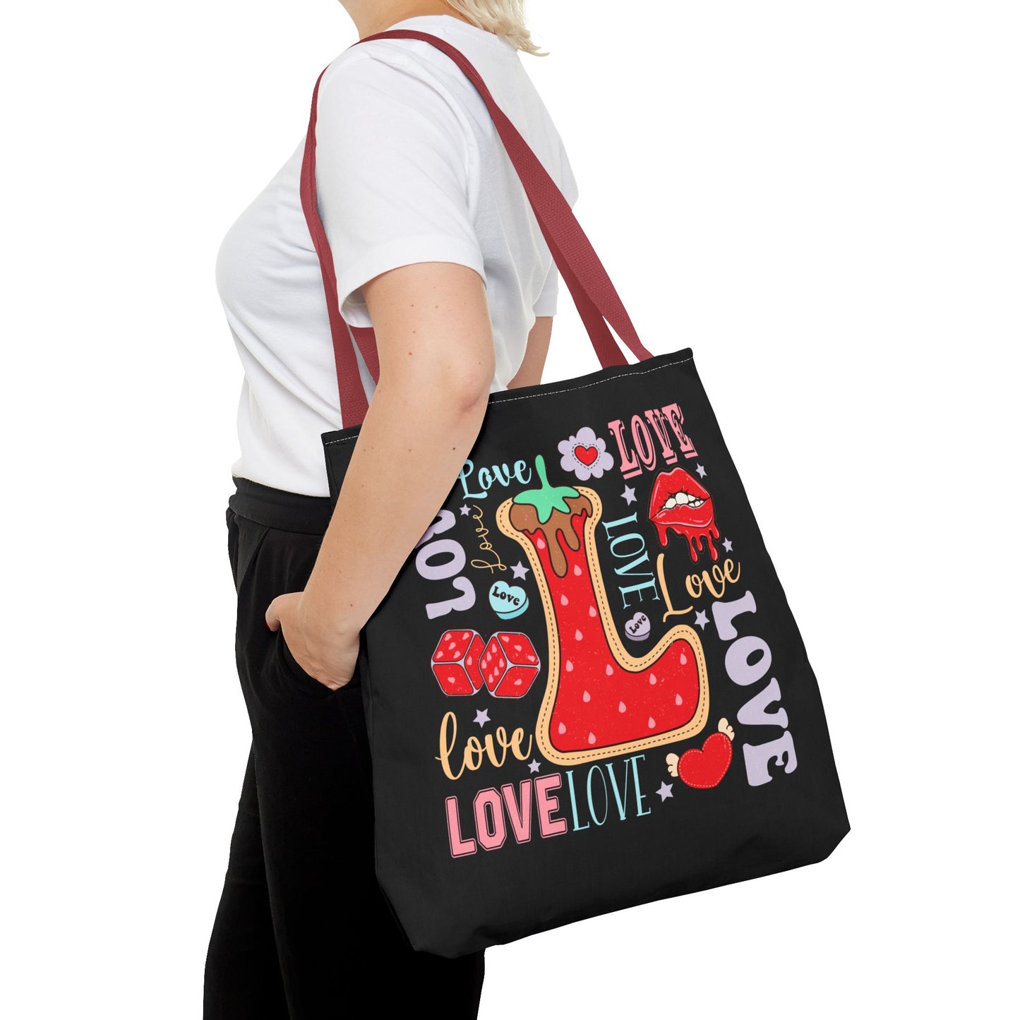 Valentine's - Tote Bag (AOP) - Love Design