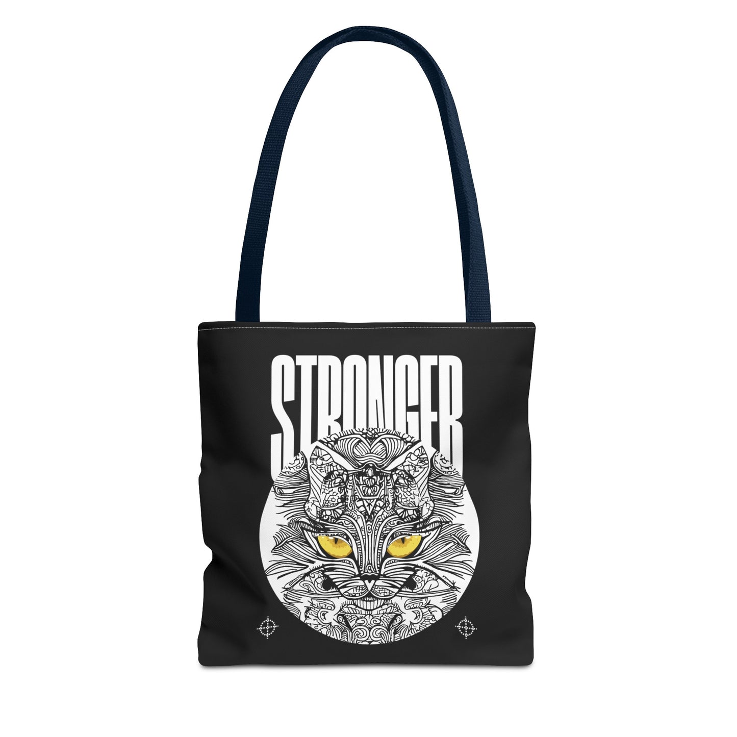 Tote Bag (AOP) - Stronger - Black