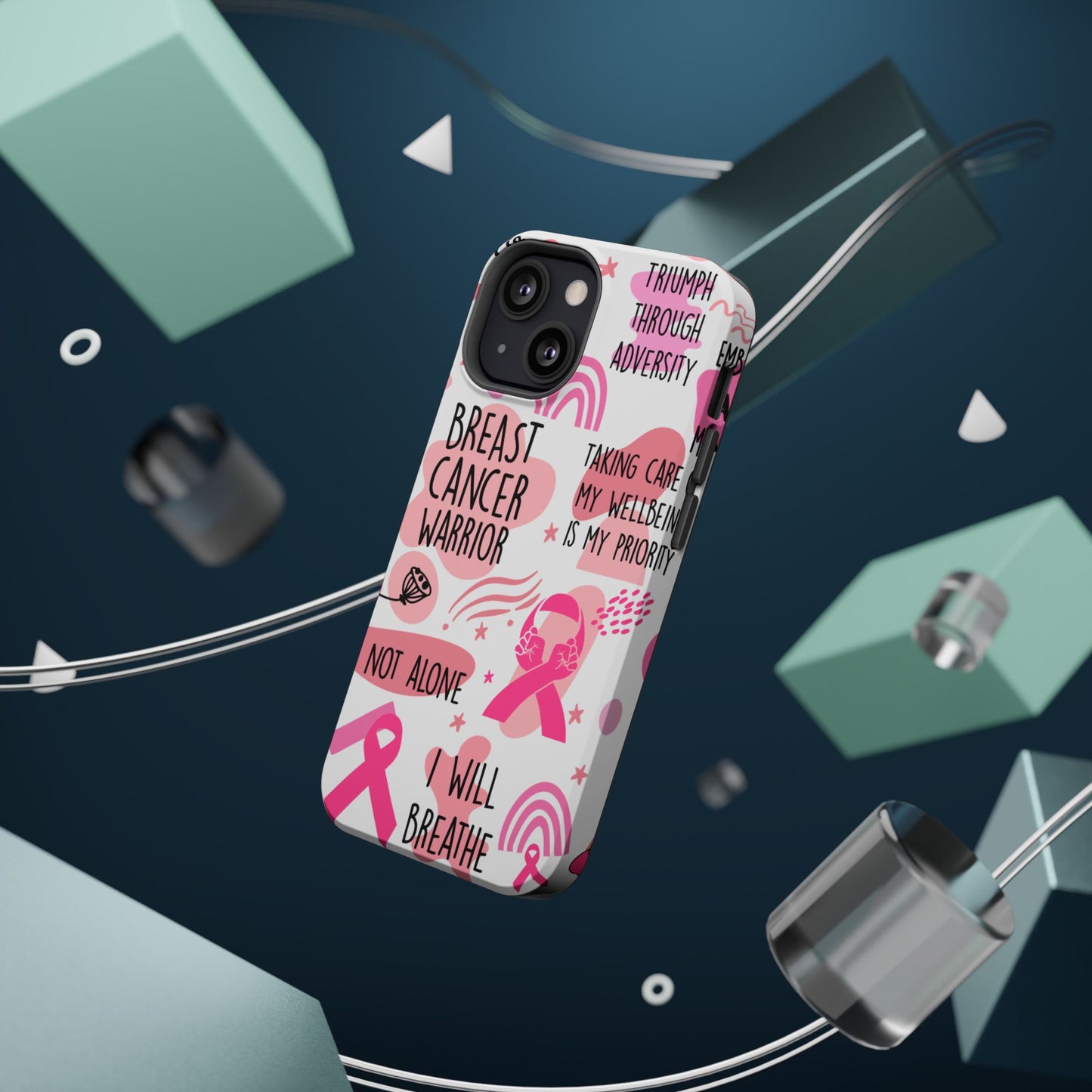 Magnetic Tough Cases - Breast Cancer Warrior