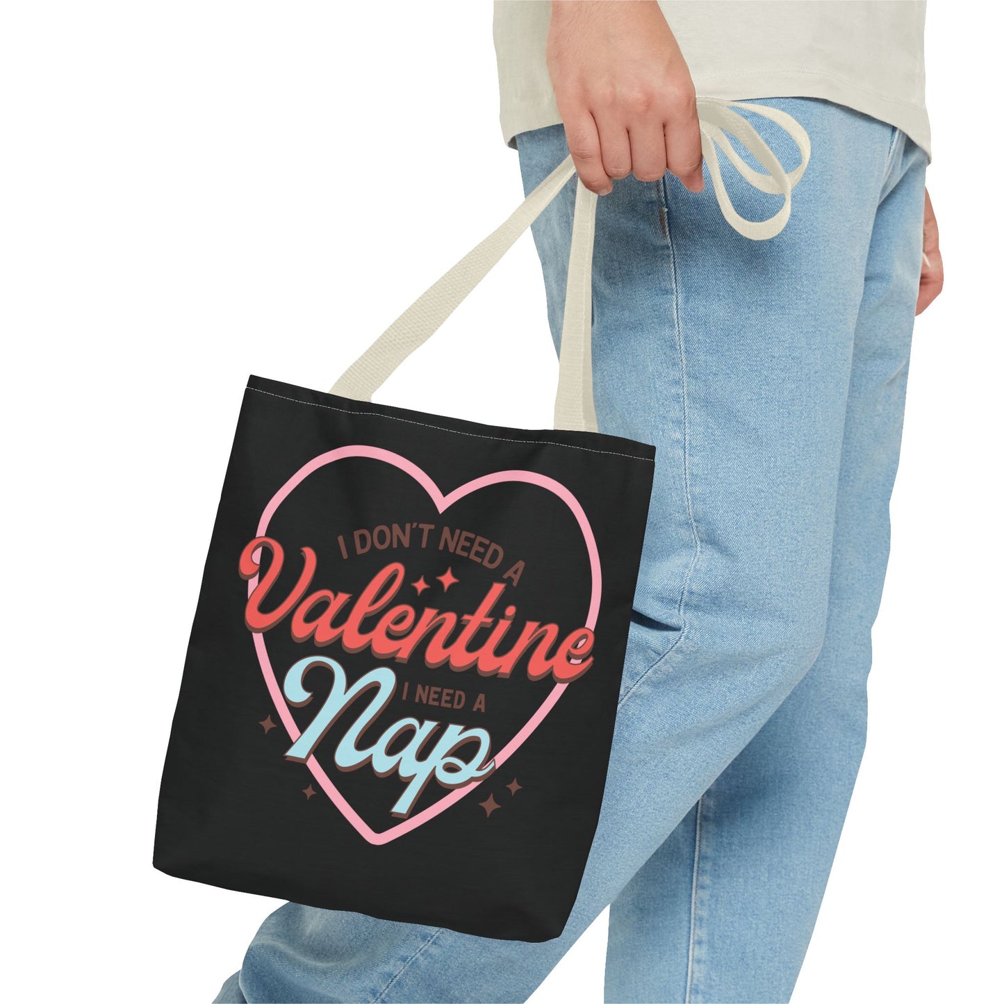 Valentine's - Tote Bag (AOP) - Valentine Nap