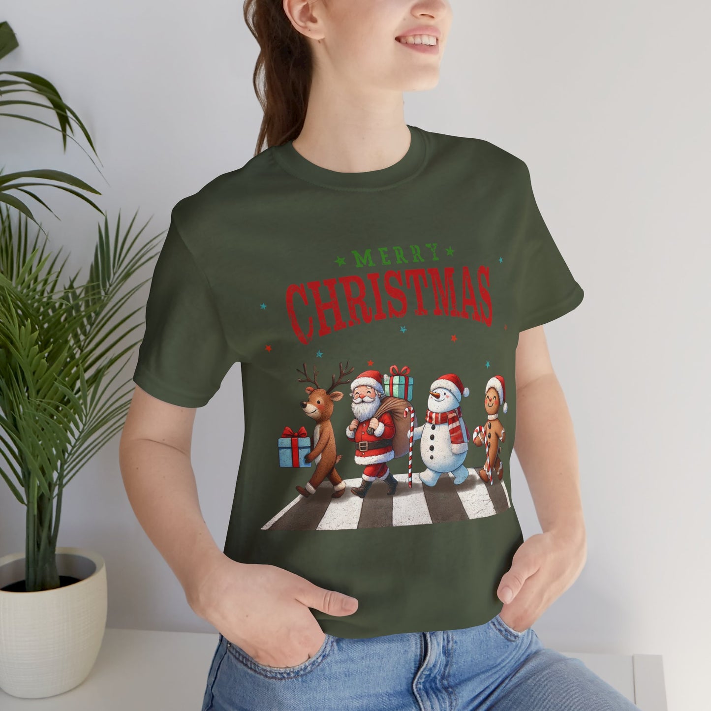 Christmas - Unisex Jersey Short Sleeve Tee - Santa Team