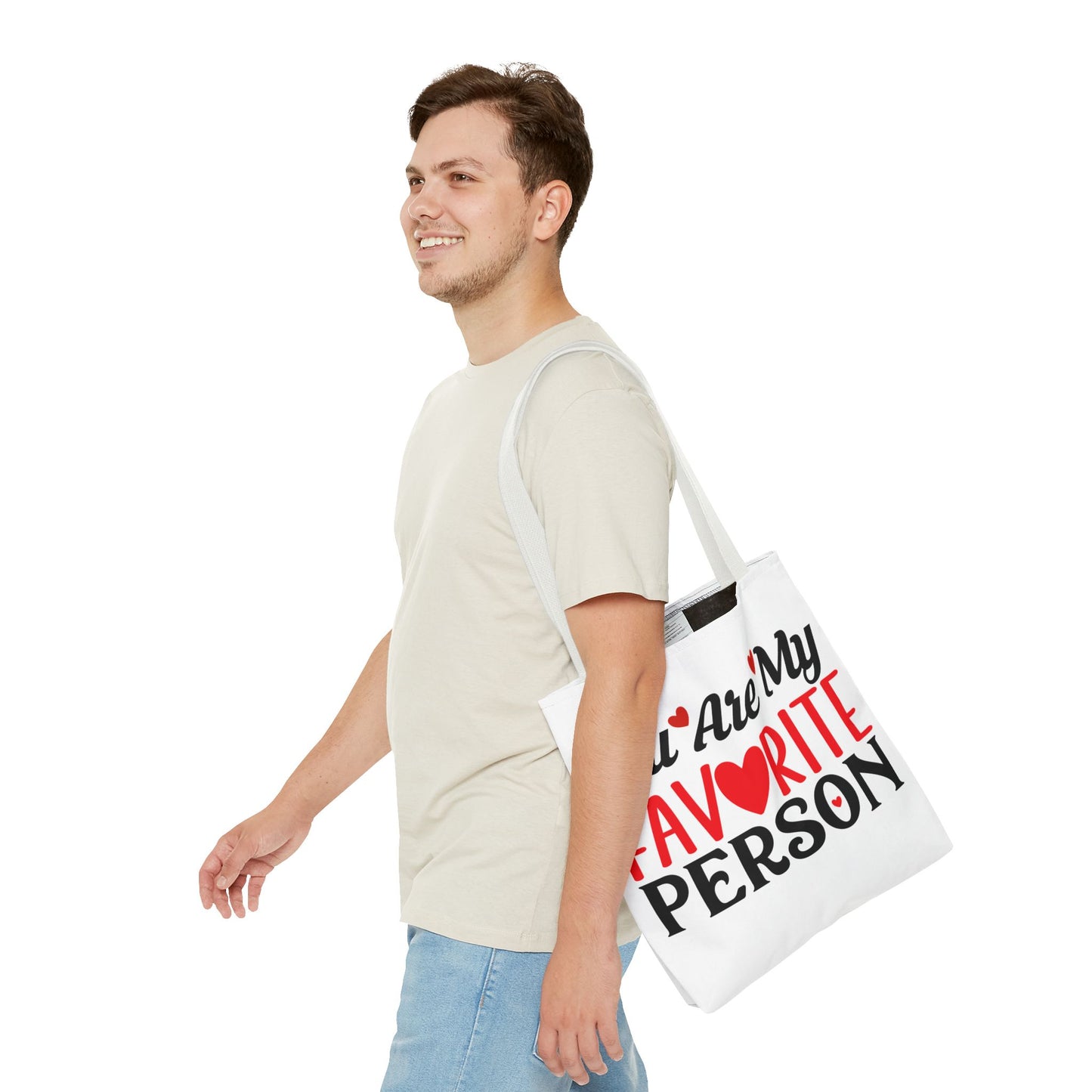 Valentine's - Tote Bag (AOP) - You Are My Favorite Person