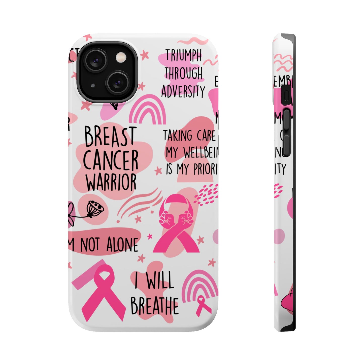 Magnetic Tough Cases - Breast Cancer Warrior