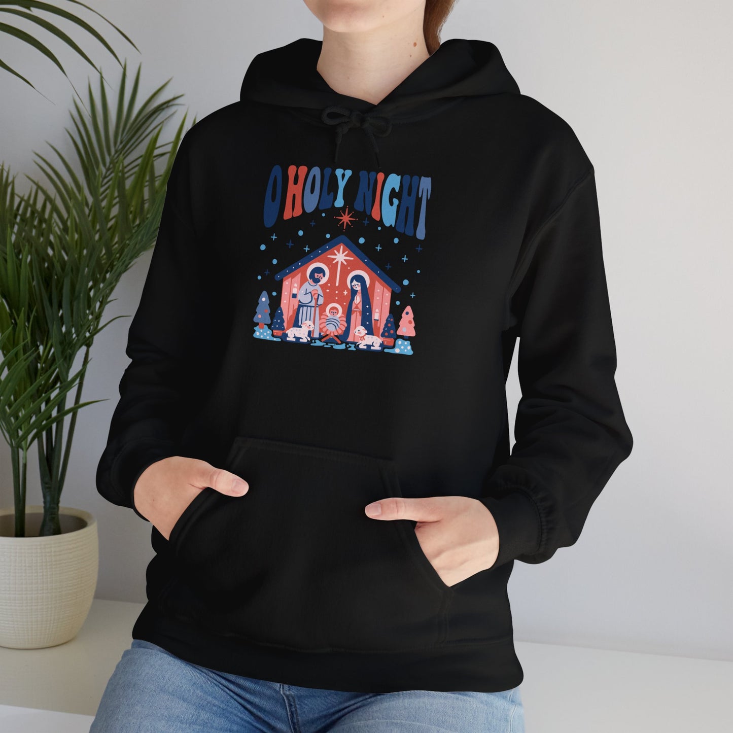 Christmas - Unisex Heavy Blend™ Hooded Sweatshirt - O Holy Night