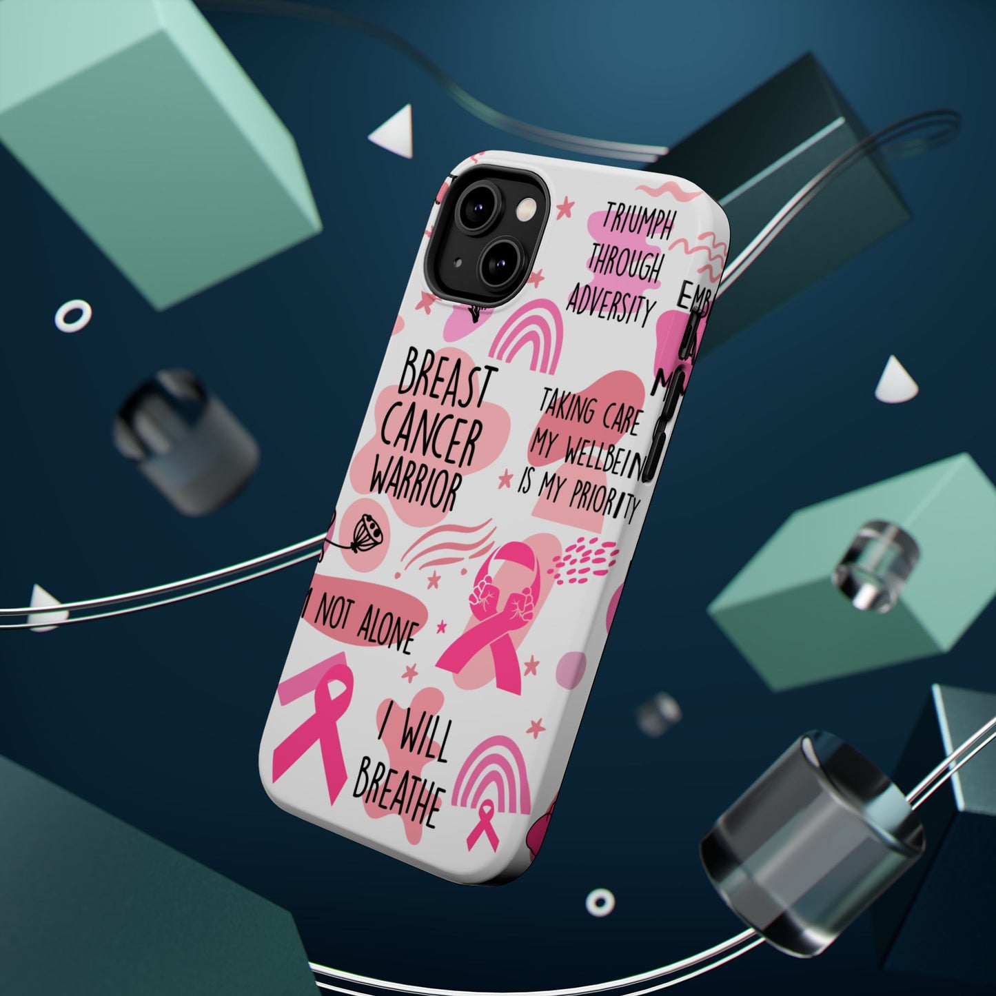 Magnetic Tough Cases - Breast Cancer Warrior