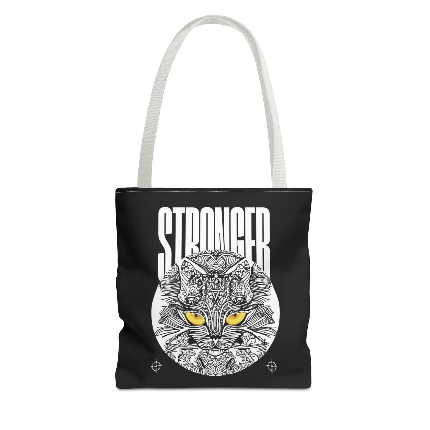 Tote Bag (AOP) - Stronger - Black