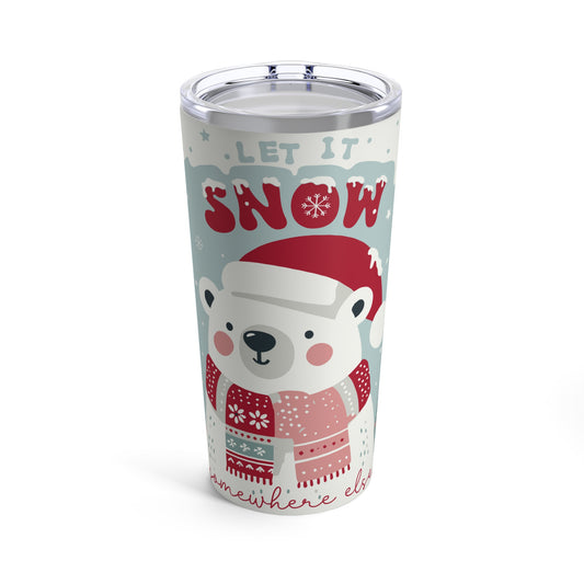 Christmas - Stainless Steel Tumbler 20oz - Let It Snow