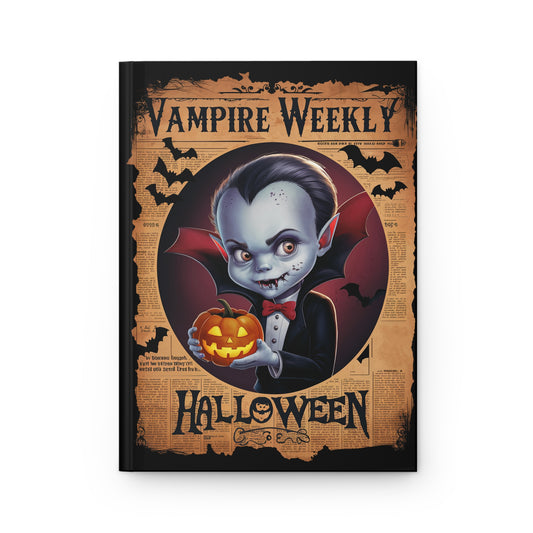 Halloween - Hardcover Journal Matte - Vampire Weekly Halloween