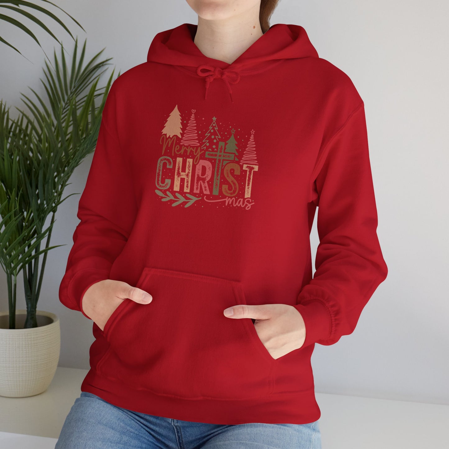 Christmas - Unisex Heavy Blend™ Hooded Sweatshirt - merry Christ mas