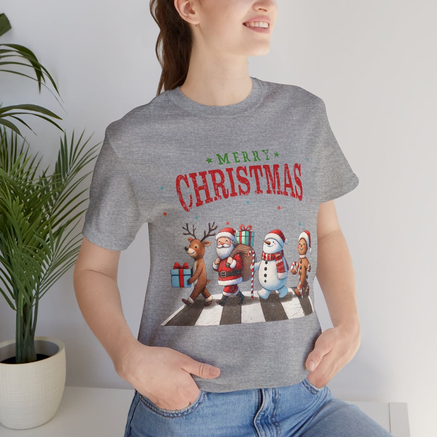 Christmas - Unisex Jersey Short Sleeve Tee - Santa Team